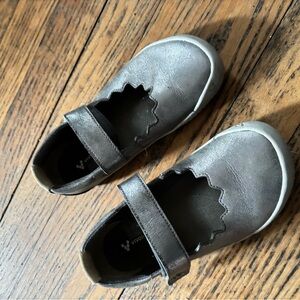 Vivo barefoot Kids Silver Mary Jane Shoes